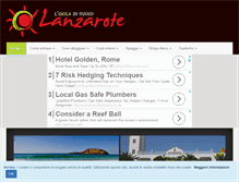 Tablet Screenshot of isoladilanzarote.com